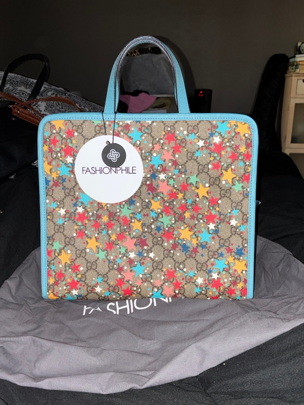 Gucci Kids GG Supreme Star Tote